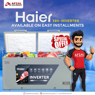 Special Offer on Haier 385-Inverter Deep Freezer – Only at Afzal Electronics!